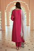 Pink Habutai Silk Embroidered Kurta Set