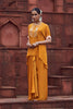 Mustard Yellow Satin Embroidered Sharara Kurta Set