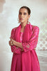 Pink Silk Organza Printed and Embroidered kurta Set