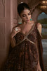 Dark Wine Crepe Embroidered Kurta Set