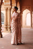 Pink  Dupion Silk Printed Saree