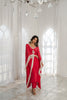Red Long Kaftaan Set
