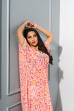 Floral Printed Kaftaan