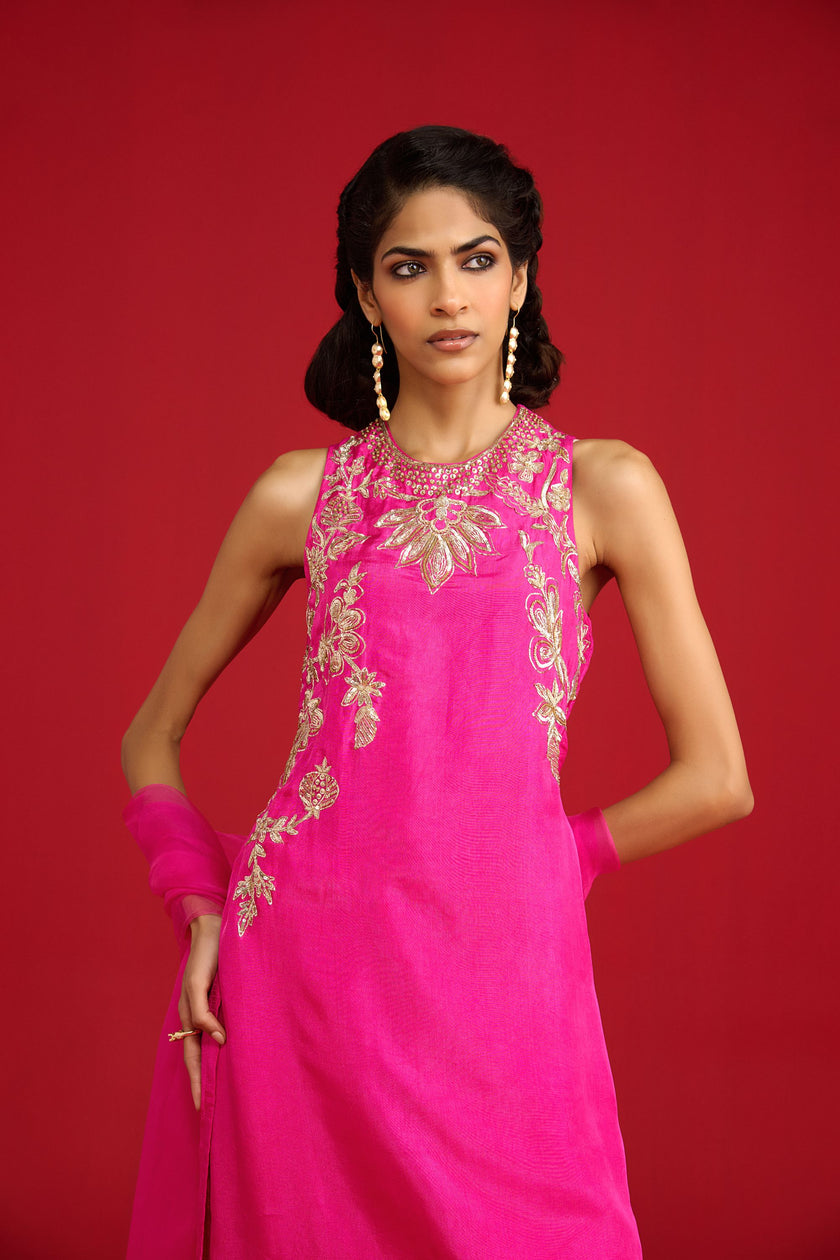 Pink Kurta Set