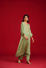 Sage Green Kaftan Kurta Set