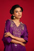 Purple Kaftan Style Kurta Set