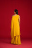 Mustard Yellow Offshoulder Kurta Set