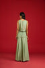 Sage Green Croped Top And Pants Set