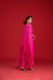 Pink Cape Kurta Set