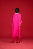 Pink Kaftan Kurta Set