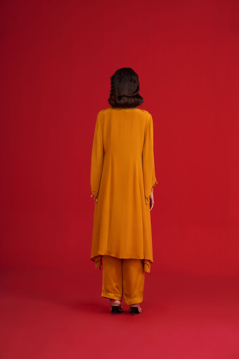 Mustard Yellow Kurta Set