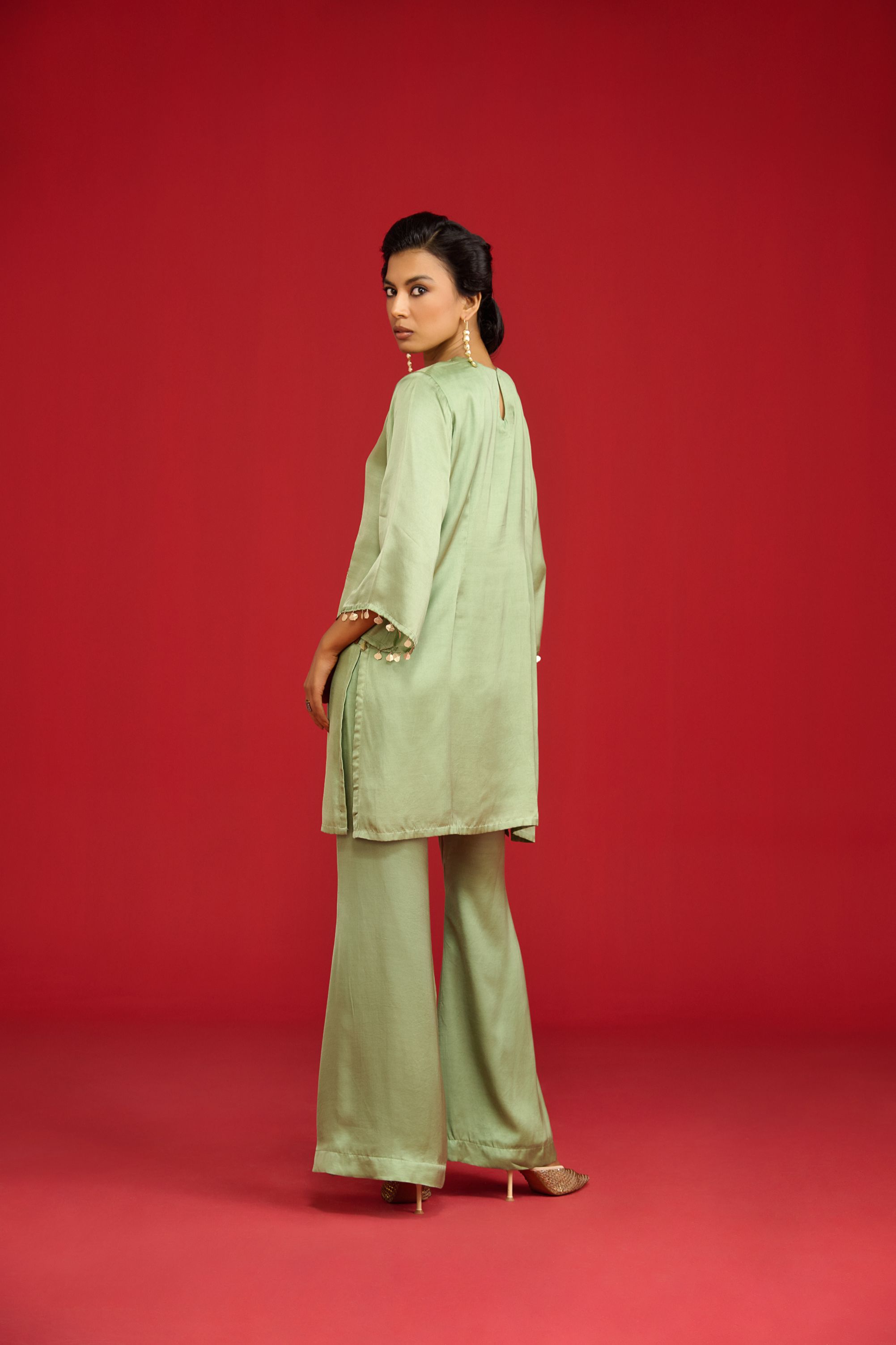 Sage Green Kurta Set
