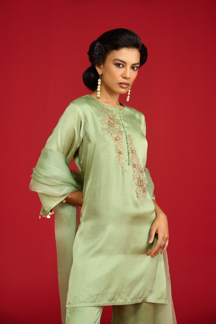 Sage Green Kurta Set