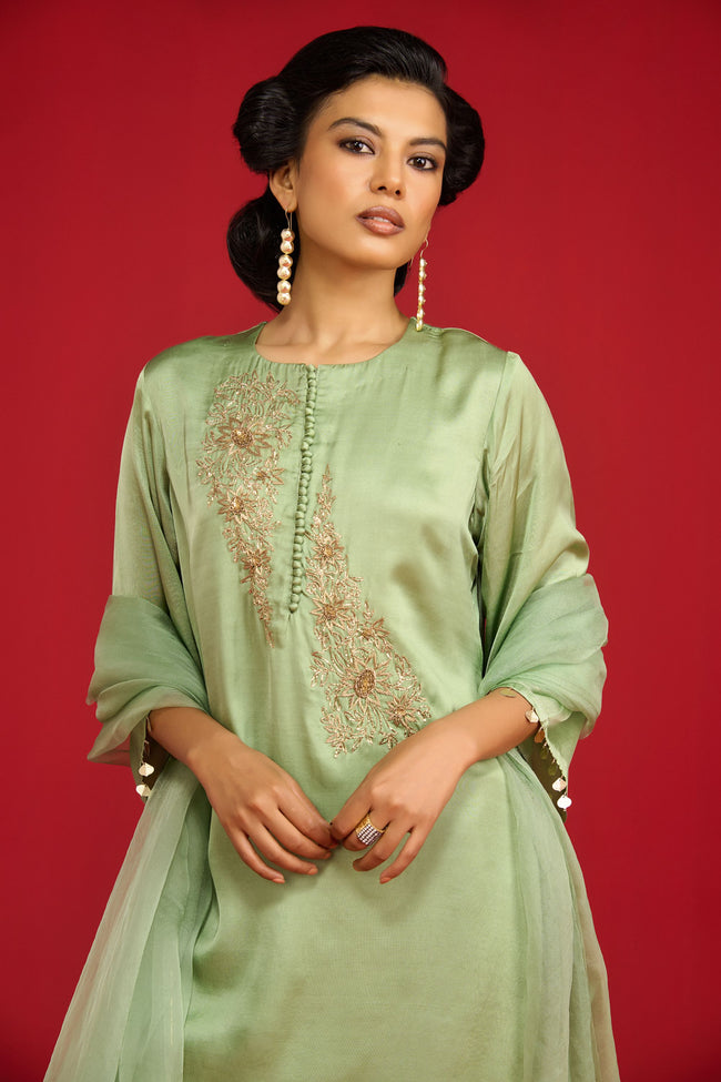Sage Green Kurta Set