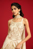 Ivory Corset And Draped Skirt Set