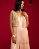 Champagne Jumpsuit And Jacket Set