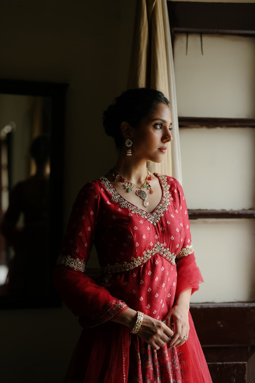 Red Lehenga Set