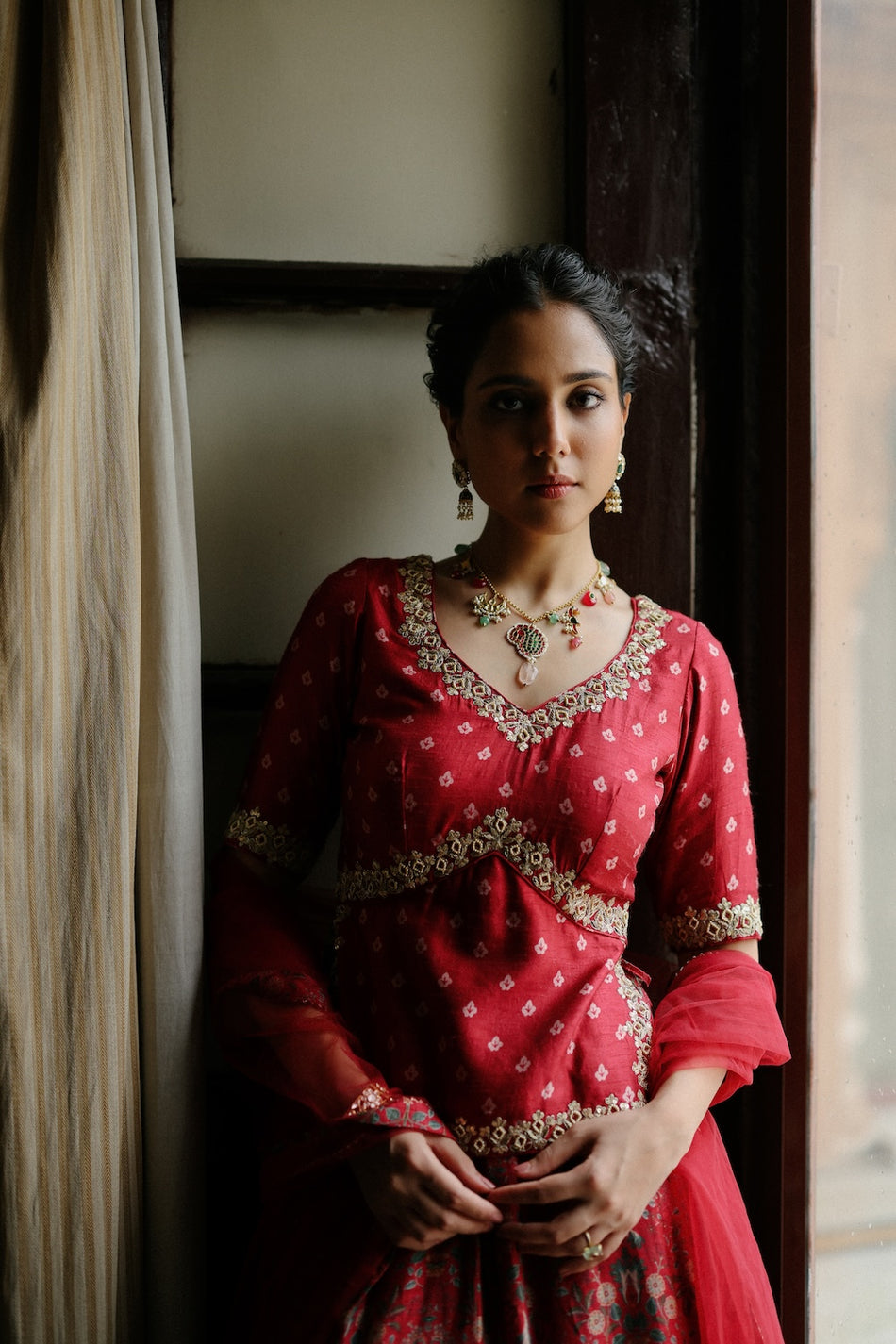 Red Lehenga Set