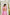 Pink pre-stitched Saree with hand embroidered blouse
