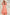 Peach Hand Embroidered Crepe Tunic Set